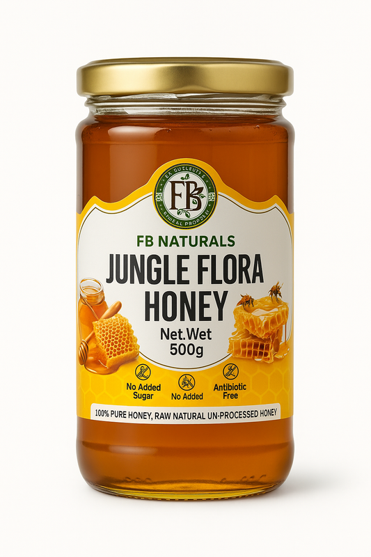 Raw Jungle Flora Honey – 100% Natural, Unprocessed