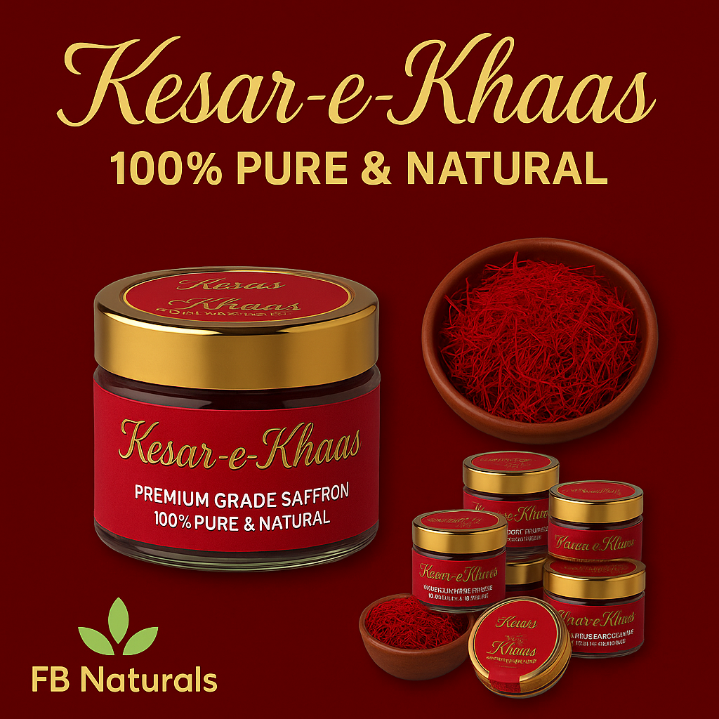 Kesar-e-Khaas – Premium Grade Saffron | 100% Pure & Natural | 1g